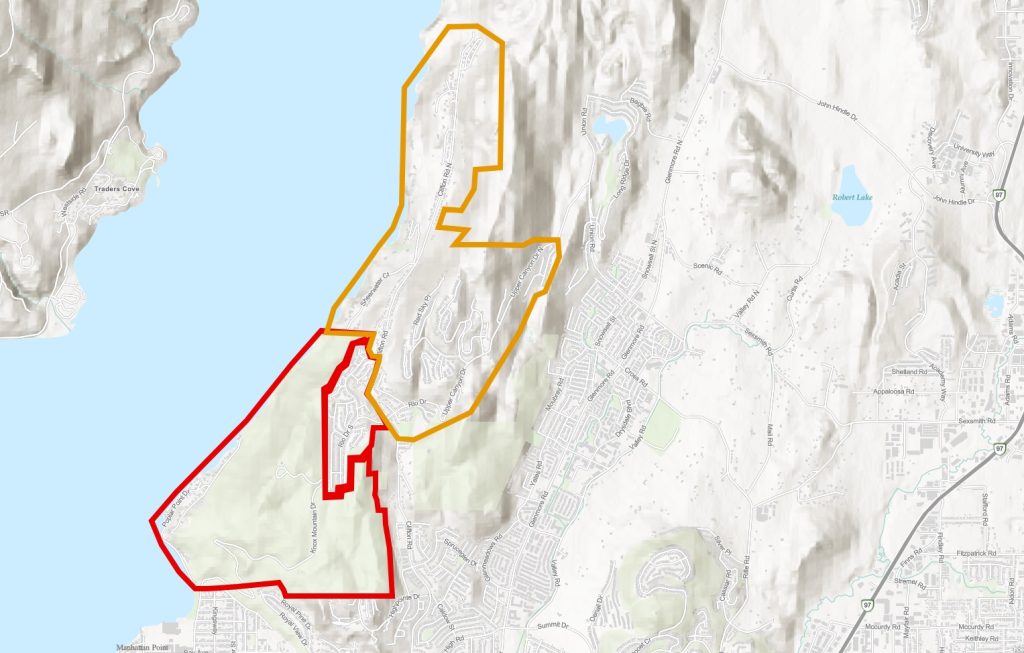 Wildfire Information City Of Kelowna July 3 2023 EmergencyInfoBC   Knox Mountain 1024x653 